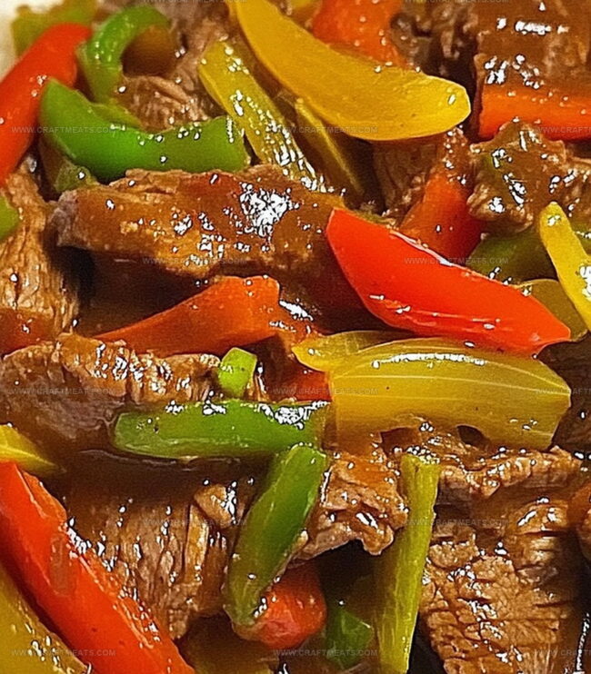 Slow Cooker Steps For Crockpot Pepper Steak