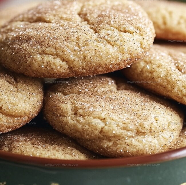 Steps For Baking Christmas Snickerdoodles