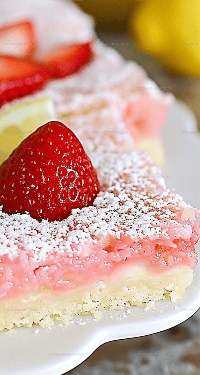 Strawberry Lemonade Bars Are the Zesty Treat You Need