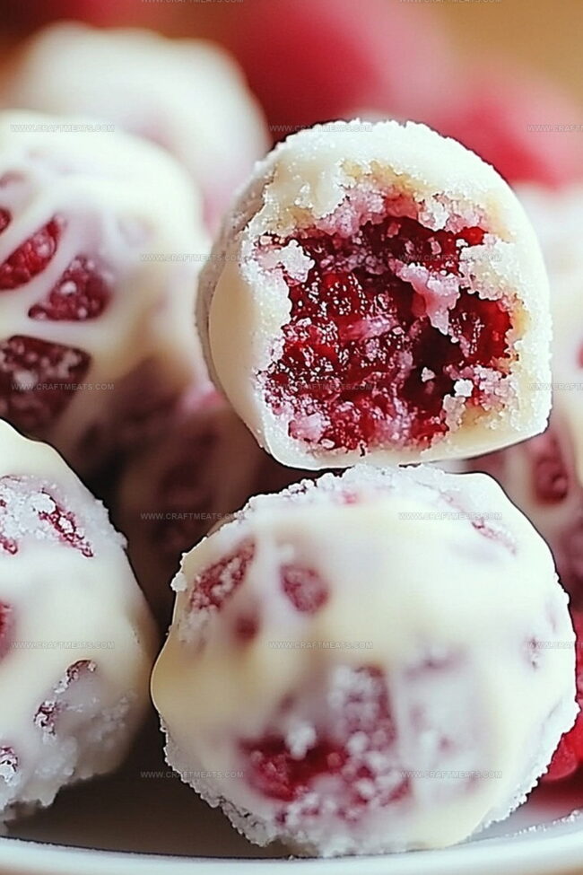 Why Raspberry Cheesecake Balls Are So Tempting