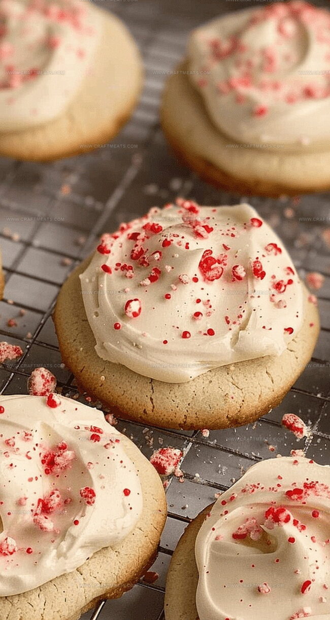 Peppermint Sugar Cookies That Melt in Your Mouth
