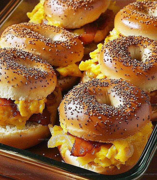 How To Make Bagel Breakfast Sliders Easily