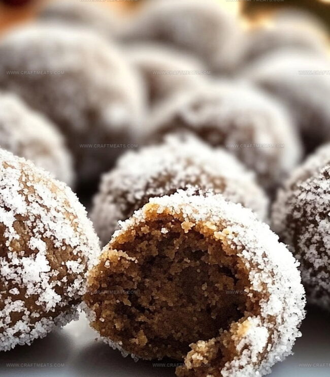 Easy Instructions For Gingerbread Snowballs