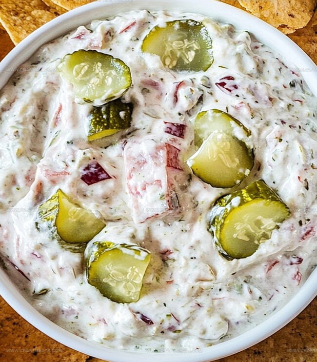 How To Mix Up Pickle Wrap Dip Smoothly