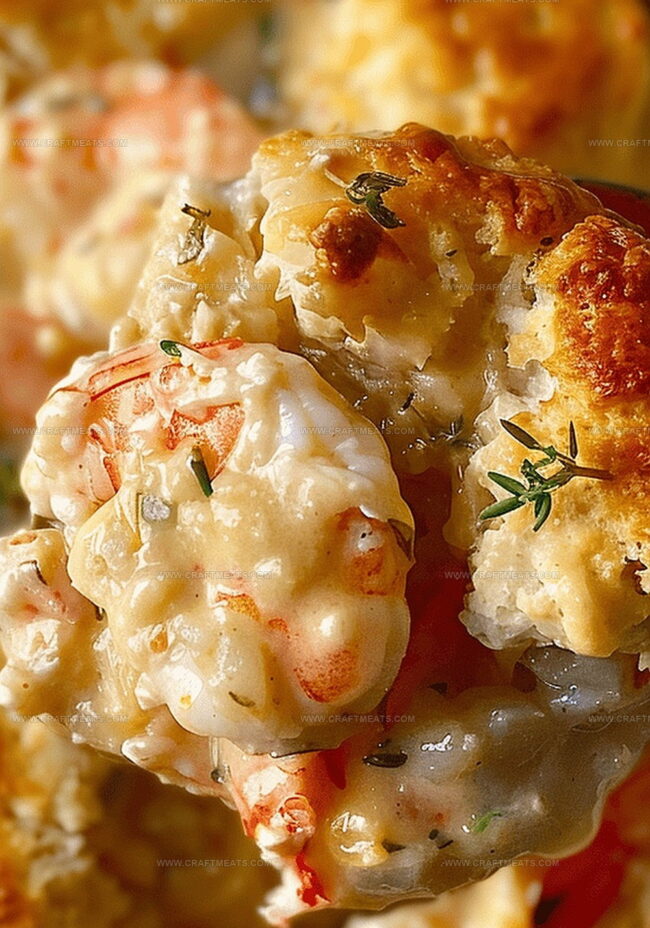 Cooking Instructions for Biscuit-Topped Seafood Bake