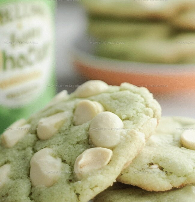 Making Pistachio Pudding Cookies Step By Step