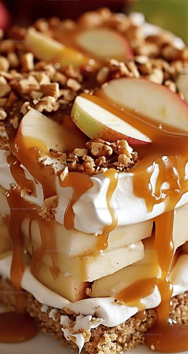 Caramel Apple Éclair Cake That Feels Homemade