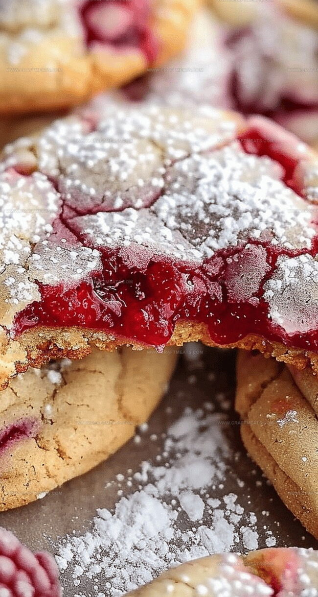 Raspberry Chewy Cookies Overview