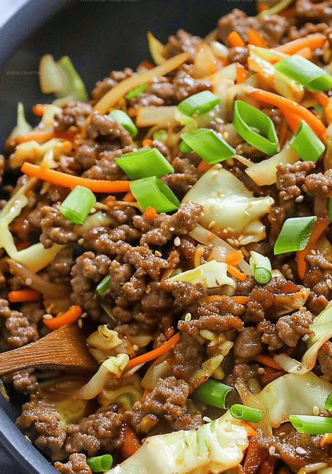 Instructions for Egg Roll Stir-Fry Delight