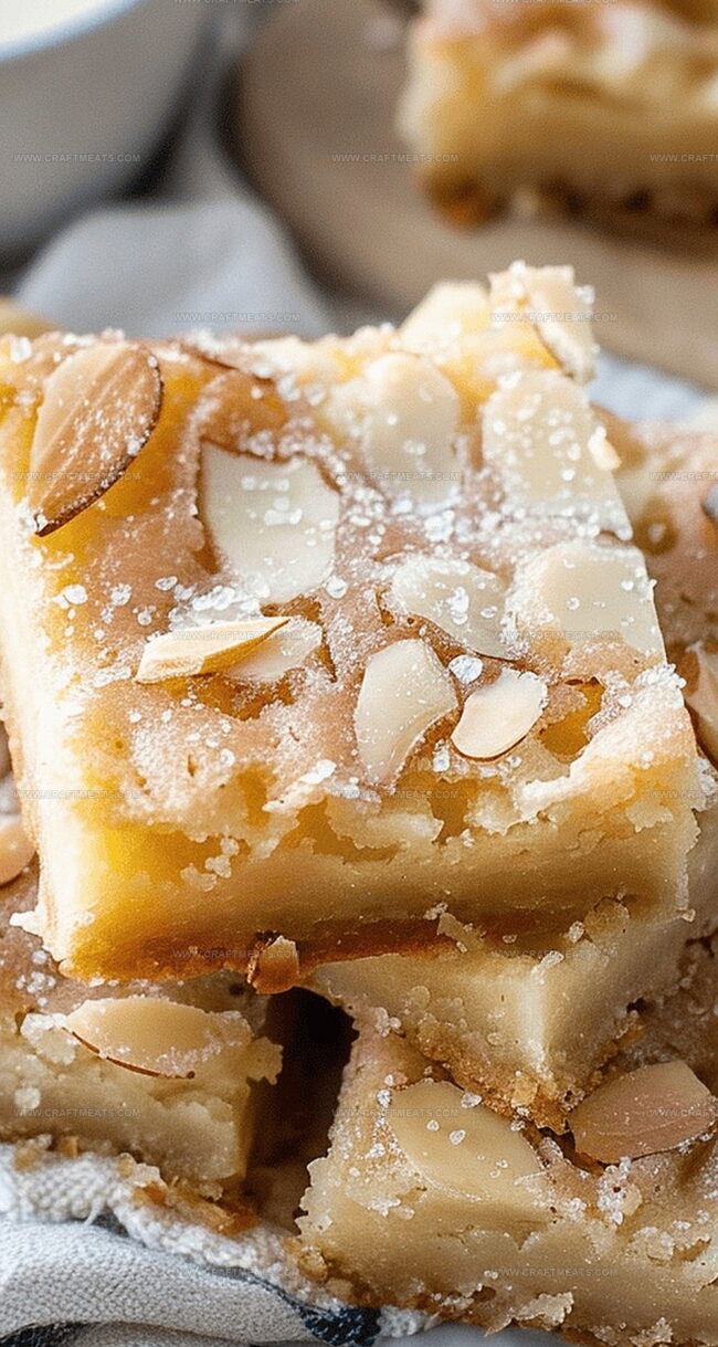 Almond Bars That Are Buttery and Nutty