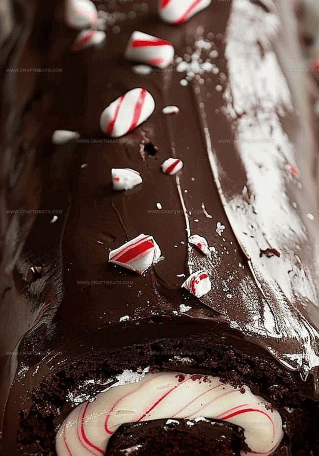 Baking Steps for Peppermint Chocolate Cake