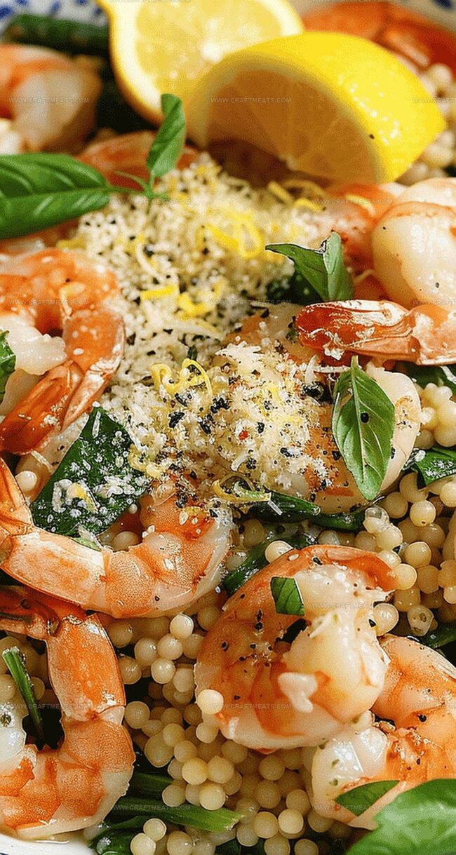 Shrimp and Lemon Couscous That Feels Fresh