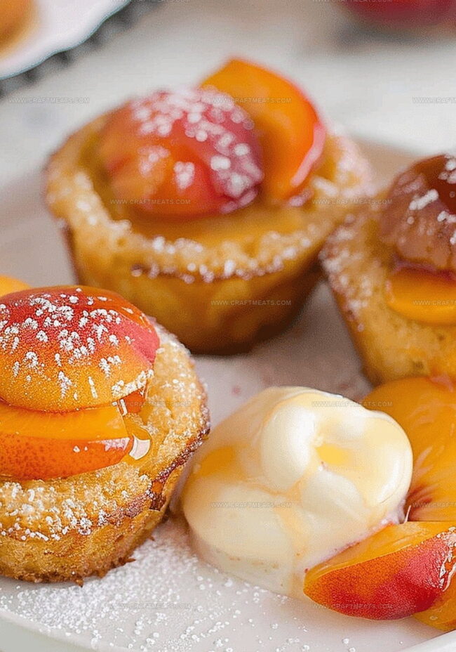 How to Bake Peach Delight Mini Cakes