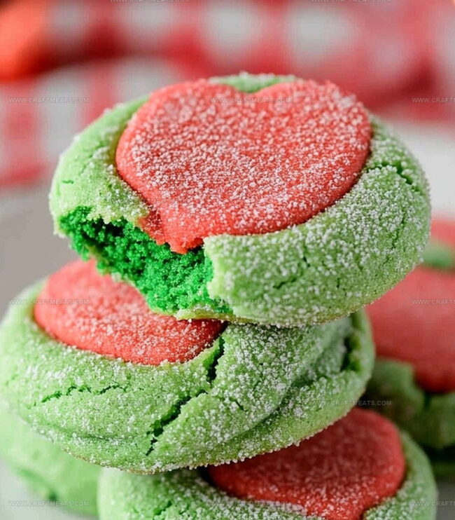 Steps To Make Easy Grinch Cake Mix Cookies Recipe
