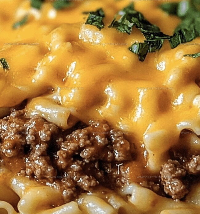 Top Tips For Cheesy Sloppy Cheeseburger Pasta Lovers