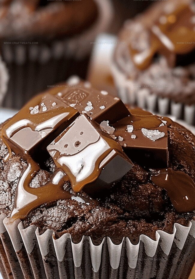 How to Bake Caramel Chocolate Chunk Muffins