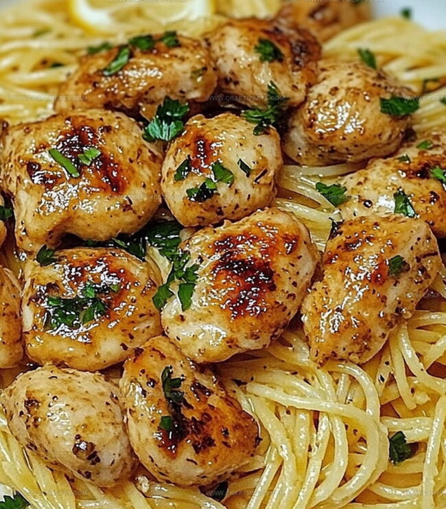 Directions For Garlic Butter Chicken With Lemon Parmesan Pasta