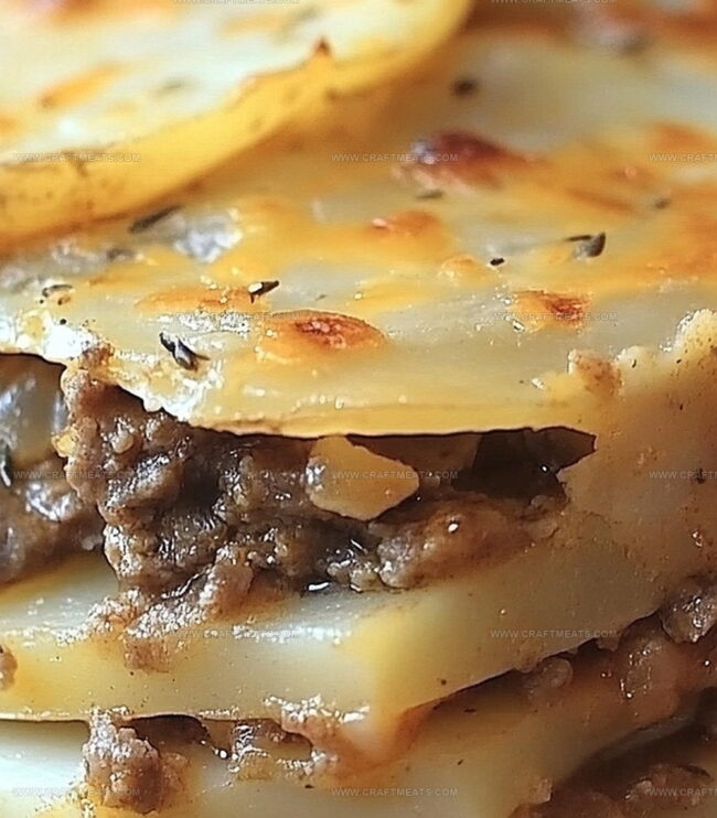 How To Prepare Meat And Potato Casserole Step-By-Step