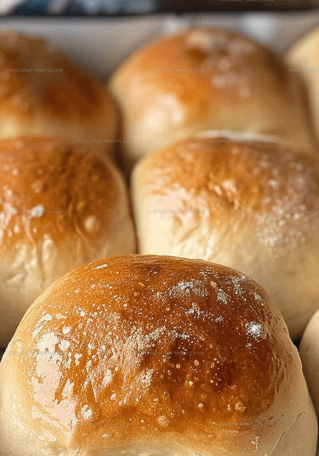 Steps to Bake Fluffy Sourdough Dinner Buns