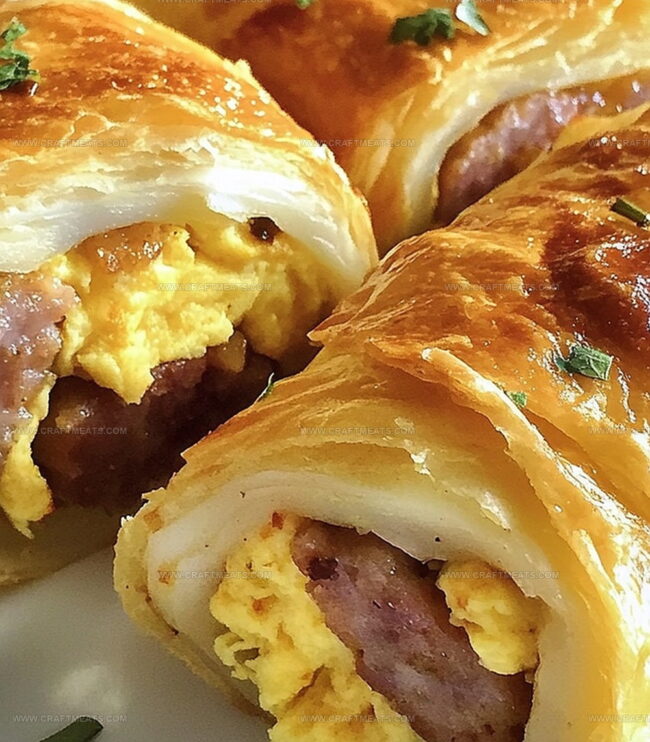 Making Sausage, Egg Breakfast Roll-Ups Quick And Easy