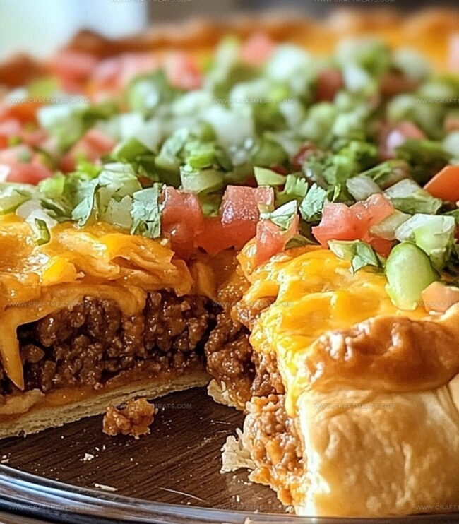 Bake Pillsbury Crescent Roll Taco Bake In Easy Steps