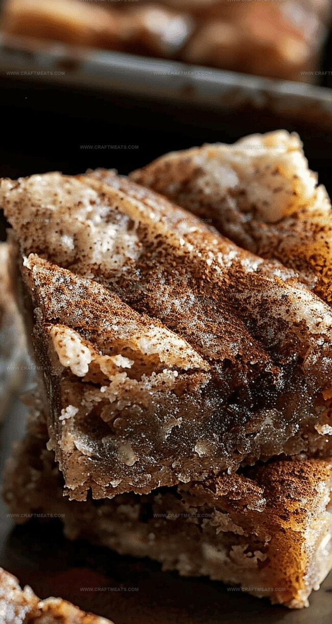 Cinnamon Swirl Snickerdoodle Blondies Are Sweet with a Hint of Spice