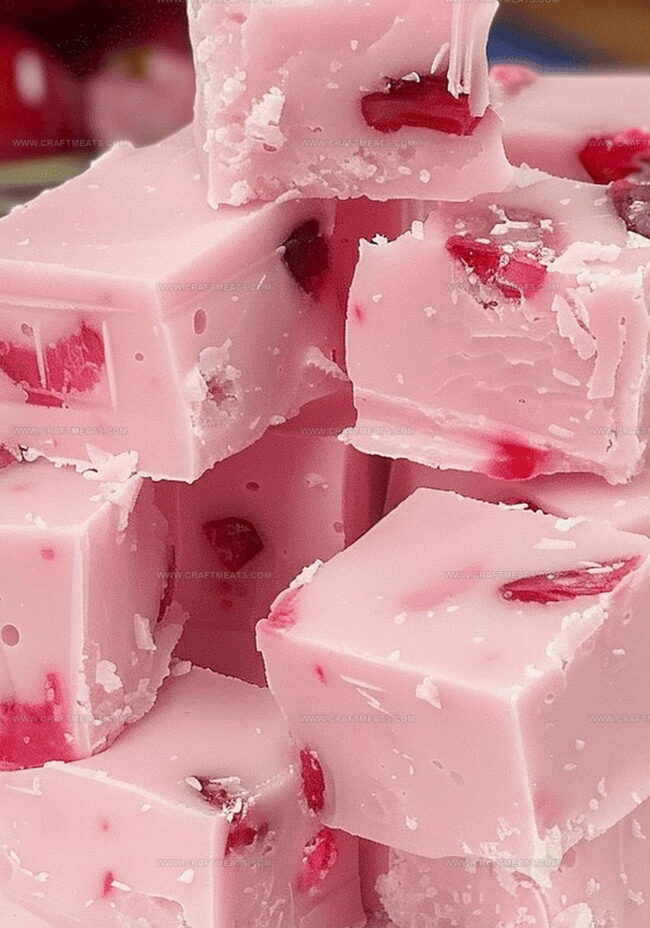 How to Prepare White Chocolate Cherry Fudge Squares