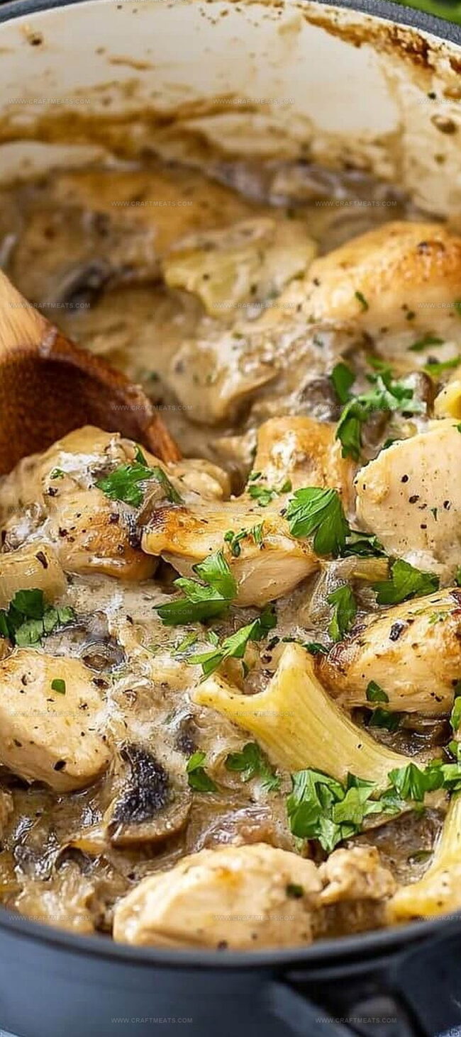How to Store & Reheat Chicken Marsala Casserole