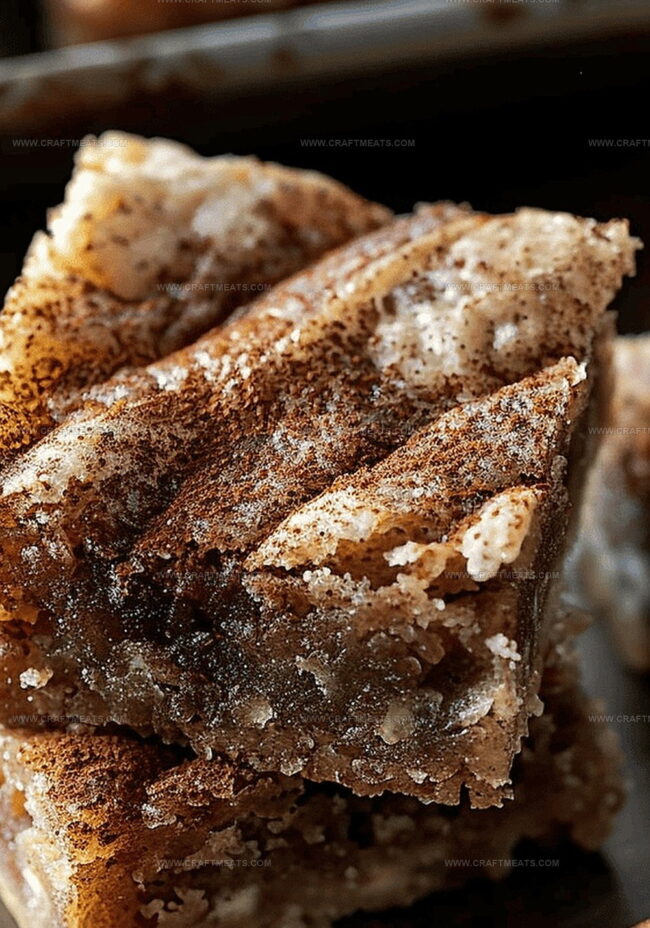 Instructions for Making Soft, Spiced Blondies