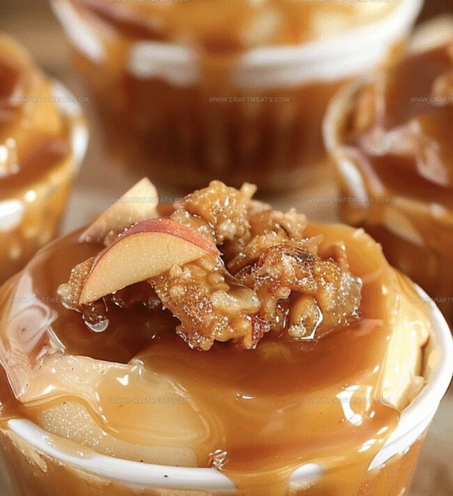 How To Assemble Caramel Apple Dessert Cups Simply