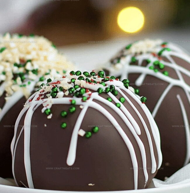 How To Assemble Christmas Hot Cocoa Bombs