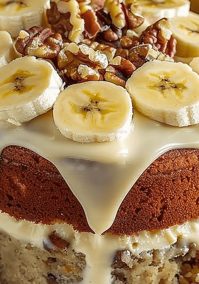How to Make Banana Walnut Delight Cake Step-by-Step