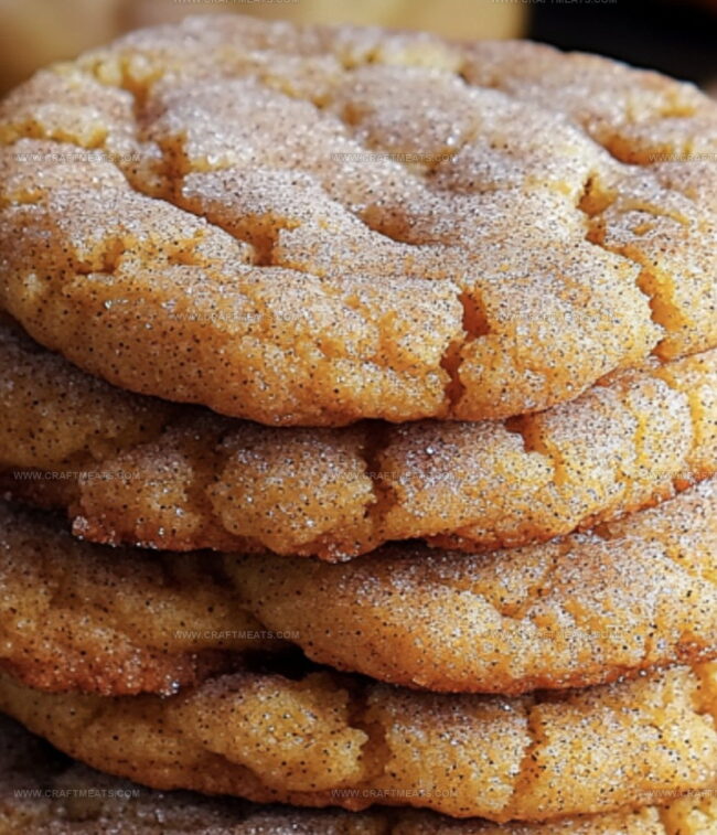 How To Bake Chewy Pumpkin Snickerdoodle Cookies