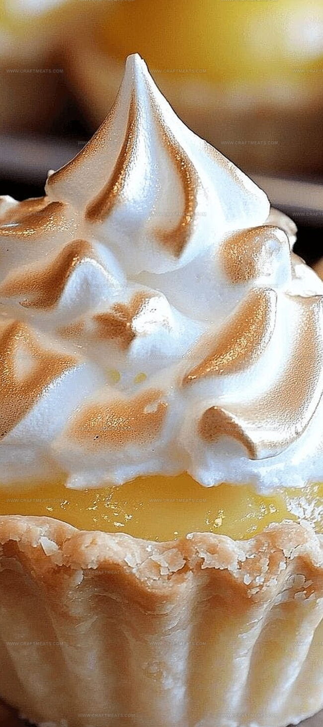 Leftover Storage for Lemon Meringue Pie Bites
