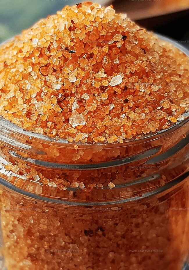 Instructions for Mixing Sriracha Infused Sea Salt