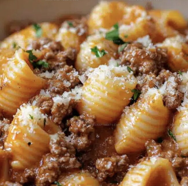 Steps To Make Creamy Beef And Shells Quickly