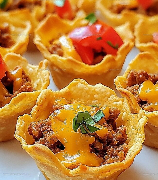 How To Assemble Crunchy Taco Cups Neatly