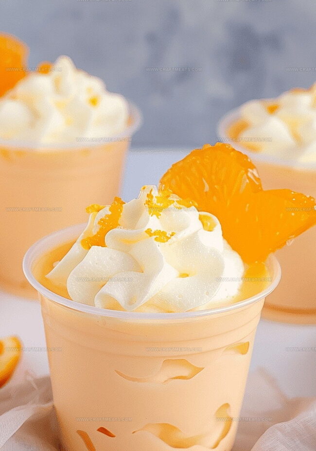 Instructions for Whipping Up Creamy Orange Keto Jello