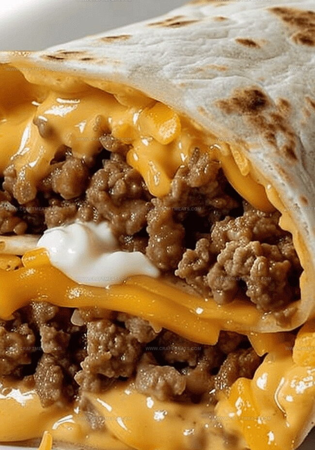 Roll and Bake a Quesarito at Home