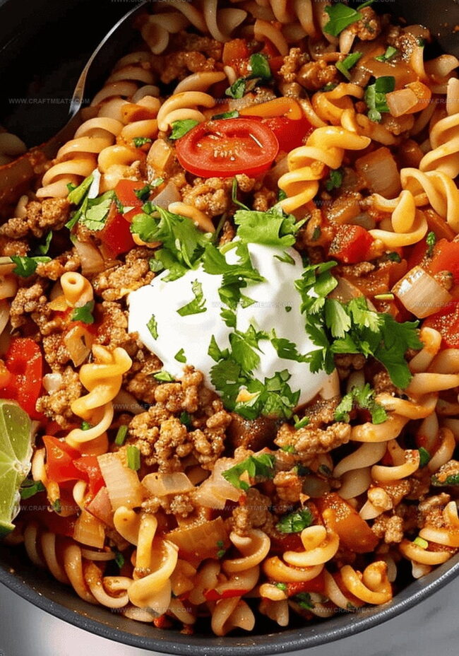 How to Make One Pot Taco Pasta Delight