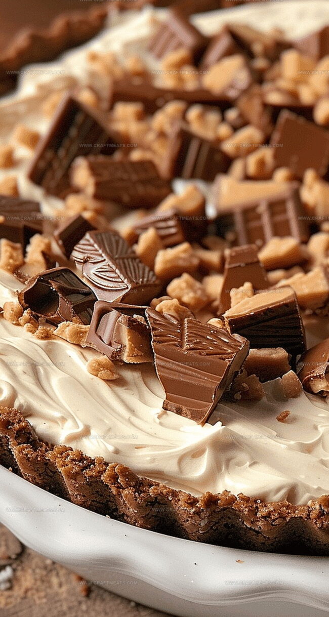 Snickers Cream Pie That Tastes Like a Candy Bar