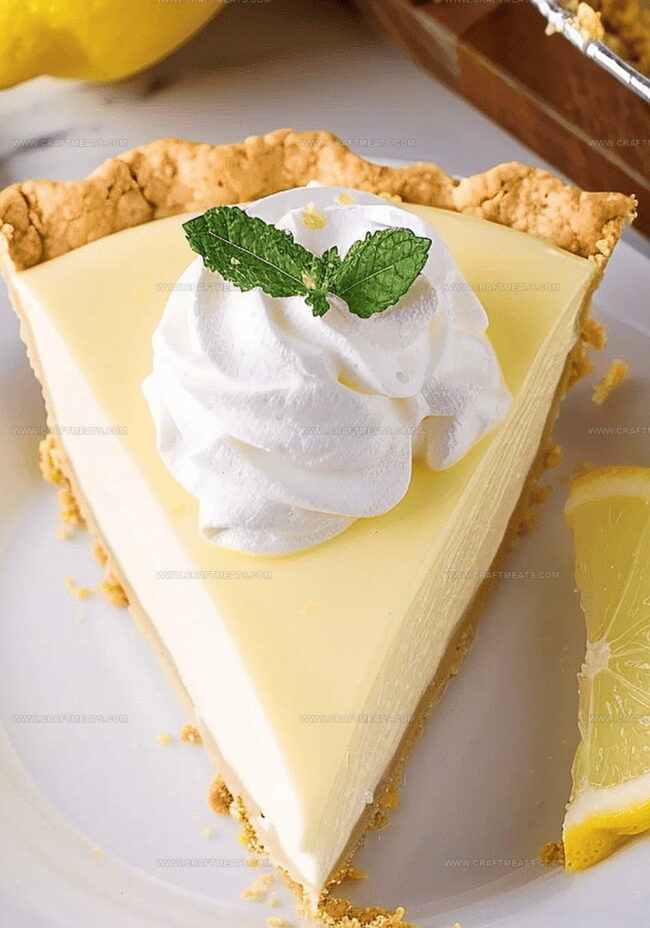 How to Make Lemon Dream No-Bake Pie Without the Oven