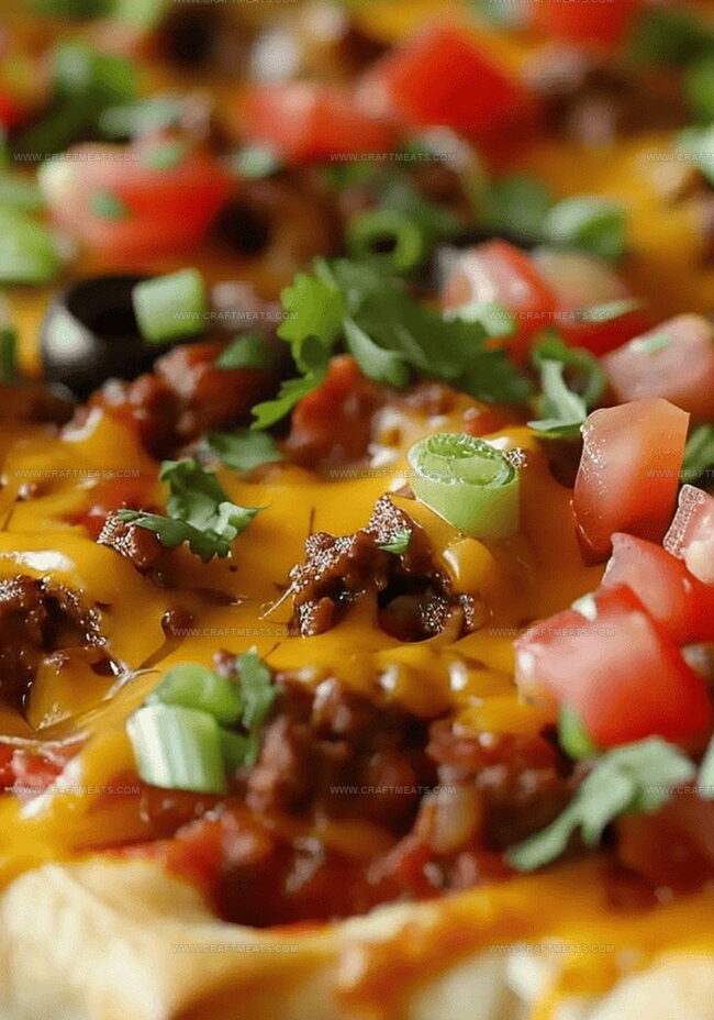 How to Make Taco Roll-Up Pizza