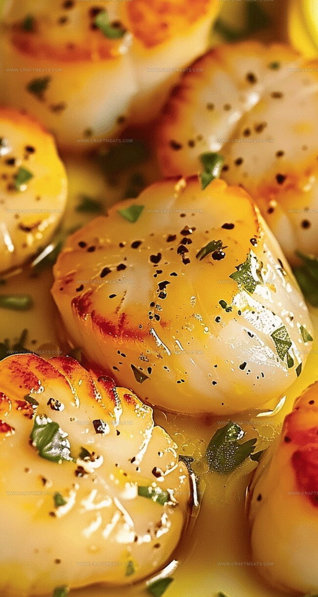 Zesty Lemon-Garlic Scallops with Bright Citrus Flavor