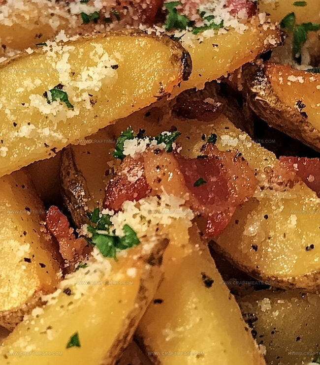 How To Make Smoky Bacon Garlic Parmesan Fries Step-By-Step
