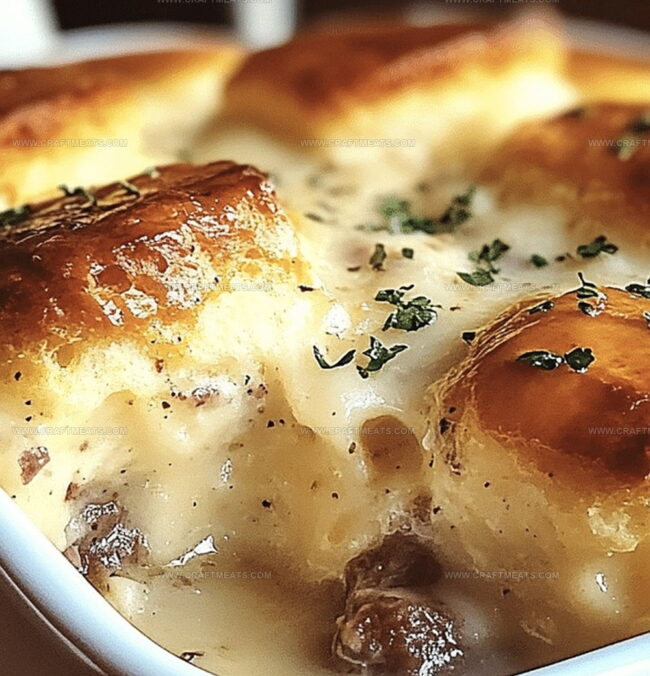 Steps To Make Biscuits & Gravy Casserole Easily