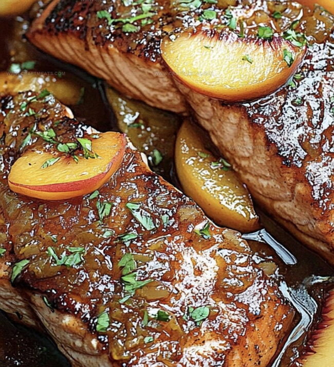 Why Bourbon Peach Salmon Is Sweet And Savory Perfection