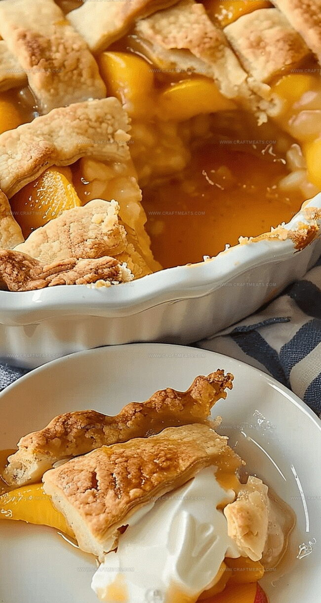 What’s Delicious About Peach Delight Cobbler
