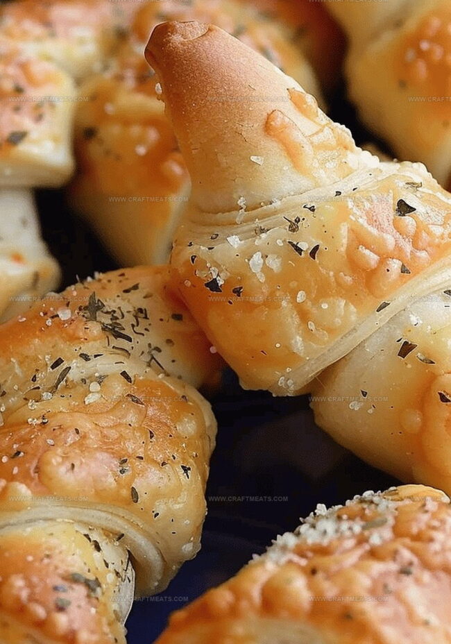 Instructions to Bake Cheesy Crescent Twists