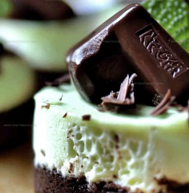 How To Bake Andes Mint Mini Cheesecakes